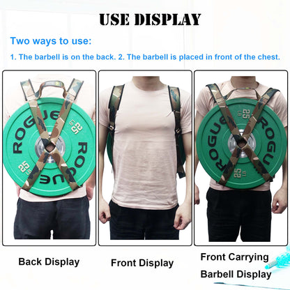 Barbell Plates Weighted Vest Strap