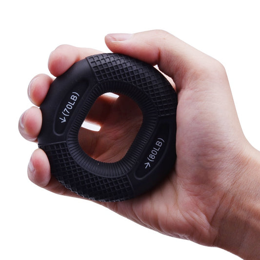 Silicone Adjustable Hand Grip 20-80LB Gripping Ring