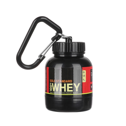 Portable Protein Powder Bottle With Whey Keychain